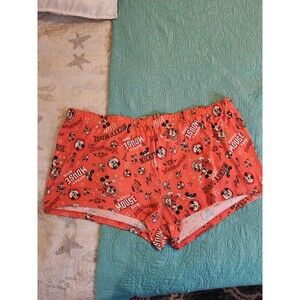 Disney 100 2X(18/20)Orange  Mickey Mouse Club PJ‎ Shorts
